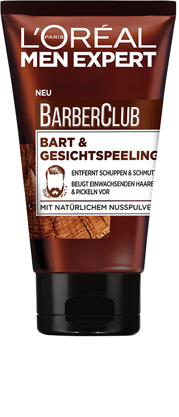 Barberclub Bart Gesichtspeeling Packshot